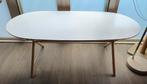 Unieke witte eetkamer tafel - Ikea - ovaal - 185 x 90 cm, Ophalen, Zo goed als nieuw