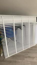 Houten jaloezie ,kleur wit, Ophalen, Zo goed als nieuw, Wit