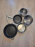 IKEA Pannenset - Gebruikt, Huis en Inrichting, Keuken | Potten en Pannen, Gebruikt, Pannenset, Ophalen of Verzenden, Rvs