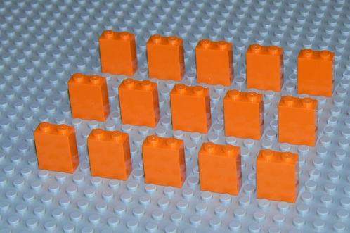 L045 Bouwstenen 1x2 en 2 hoog oranje 15 st., Kinderen en Baby's, Speelgoed | Duplo en Lego, Nieuw, Lego, Losse stenen, Ophalen of Verzenden