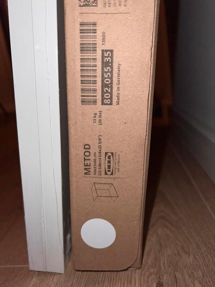 IKEA Metod kast + 2 planken, Huis en Inrichting, Keuken | Keukenelementen, Nieuw, Minder dan 100 cm, 50 tot 100 cm, 25 tot 50 cm