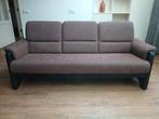 Moderne 3-zits bank leer/stof, Ophalen