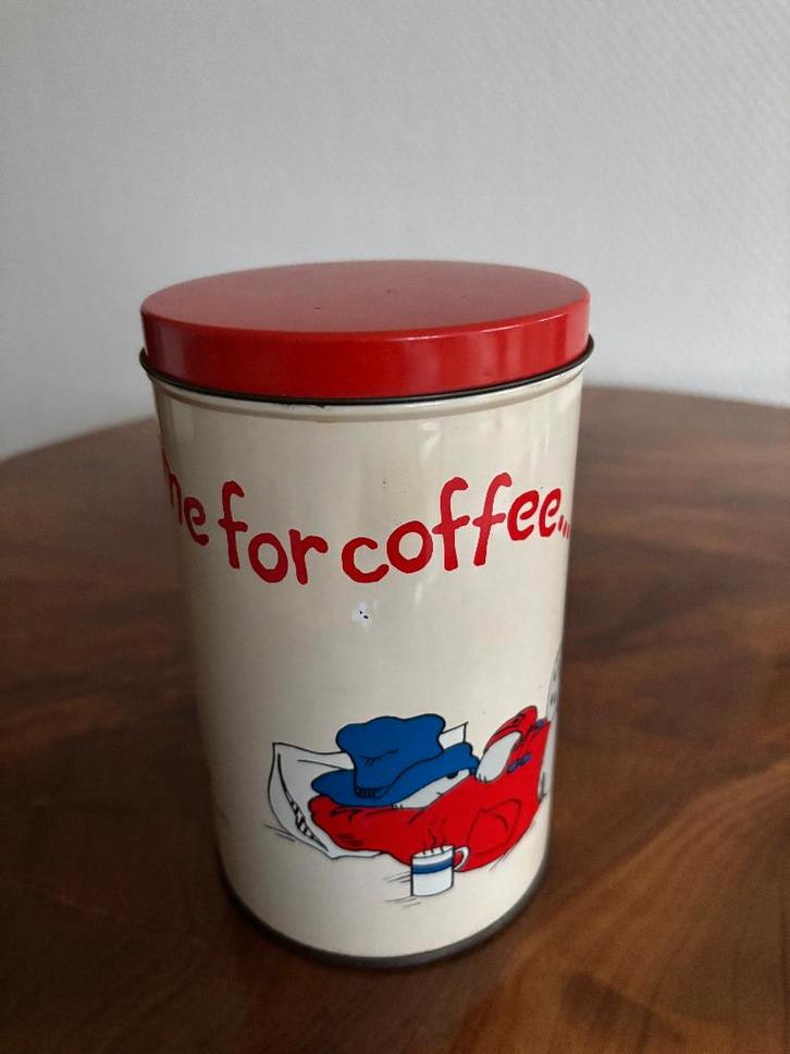 Douwe Egberts Paddington blik 1995, Always Time for Coffee., Verzamelen, Blikken, Zo goed als nieuw, Koffie, Douwe Egberts, Ophalen of Verzenden