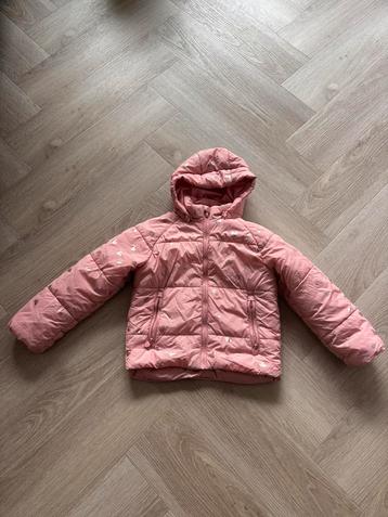 Zigzag winterjas roze met hartjes maat 116 beschikbaar voor biedingen