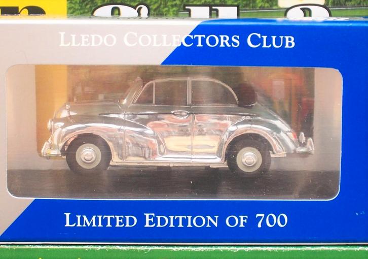 OPRUIMING: Morris Minor Cabrio CHROME VA07104 van VANGUARDS, Hobby en Vrije tijd, Modelauto's | 1:43, Nieuw, Auto, Vanguards, Ophalen of Verzenden