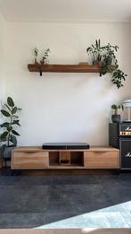 Eiken tv-meubel | Goossens, Huis en Inrichting, Ophalen, Minder dan 50 cm, Gebruikt, Eikenhout