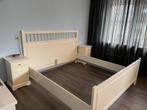 IKEA Hemnes bedombouw (wit), Ophalen, Wit, Tweepersoons, Zo goed als nieuw