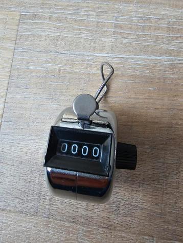 Vintage chrome teller / personenteller / personen teller €19 beschikbaar voor biedingen