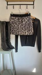 Grijze panterprint rok Madness By Silvercreek, Silver Creek, Ophalen of Verzenden, Zo goed als nieuw, Maat 36 (S)