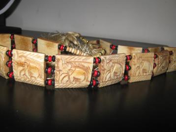 Mooie ceintuur riem heupriem olifantjes boho fairtrade beschikbaar voor biedingen
