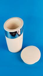 Brabantia vintage ijsemmer of flessenkoeler. Cremewit. 7A4, Tweedehands verkoop, Tweedehands verkoop, Gebruikt, Ophalen of Verzenden