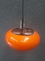 vintage hanglamp, Huis en Inrichting, Lampen | Hanglampen, Ophalen, Gebruikt, Metaal, Minder dan 50 cm