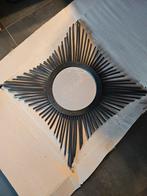 NIEUW: spiegel zwart rotan 60 x 60, Huis en Inrichting, Woonaccessoires | Spiegels, Vierkant, Nieuw, Ophalen of Verzenden, Minder dan 100 cm