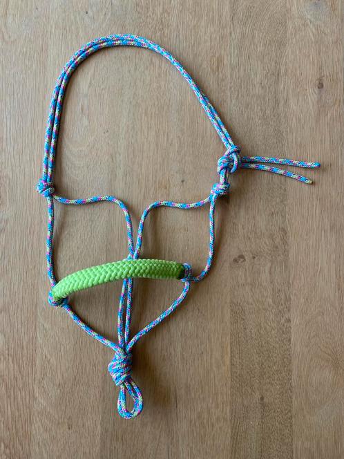 Nieuw: touwhalster maat shet. Hawaiimix met limegroen, Dieren en Toebehoren, Paarden en Pony's | Hoofdstellen en Tuigage, Zo goed als nieuw