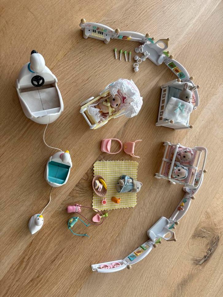 Sylvanian Family Baby Spullen Set, Kinderen en Baby's, Speelgoed | Overig, Zo goed als nieuw, Jongen of Meisje, Ophalen