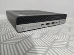 HP EliteDesk 800 G4 65W Desktop Mini PC, 128 GB, Met videokaart, Intel Core i3, HP Elitedesk