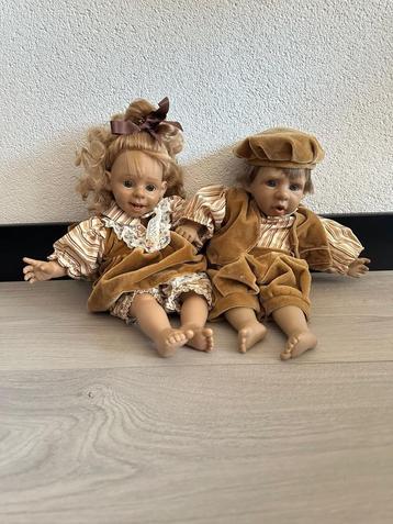 Prachtige vintage set Panre poppen - Origineel! beschikbaar voor biedingen