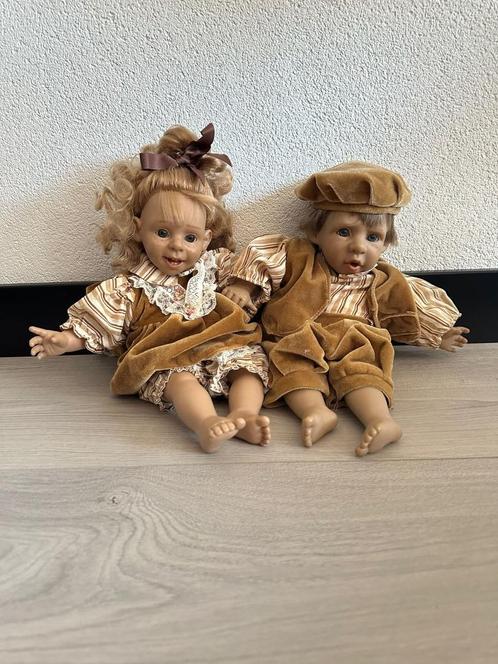Prachtige vintage set Panre poppen - Origineel!, Verzamelen, Poppen, Zo goed als nieuw, Pop, Ophalen of Verzenden