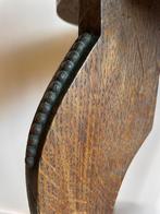 Vintage houten plantentafel eikenhout, Ophalen, Minder dan 55 cm, Gebruikt, 60 cm of meer