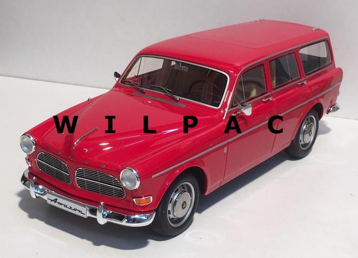 Volvo 1:18 . Amazon. Combi . P220 rood 1965. Best of. Show., Hobby en Vrije tijd, Modelauto's | 1:18, Nieuw, Auto, Overige merken