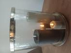 Kaarsenhouder met 5 kaarsen op batterijen, Huis en Inrichting, Woonaccessoires | Vazen, Ophalen, Zwart, Minder dan 50 cm, Glas