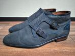 Floris van Bommel herenschoenen maat 44 / 9.5 nieuwstaat, Kleding | Heren, Schoenen, Blauw, Floris van Bommel, Ophalen of Verzenden