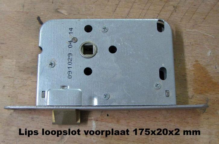 Loopslot, sluitkom, veiligheidsslot, schilden enz., Doe-het-zelf en Verbouw, Hang- en Sluitwerk, Nieuw, Slot, IJzer, Ophalen of Verzenden