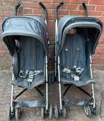 Twinbuggy buggy duo buggy blauw duobuggy, Kinderen en Baby's, Tweelingen en Meerlingen, Ophalen of Verzenden, Zo goed als nieuw