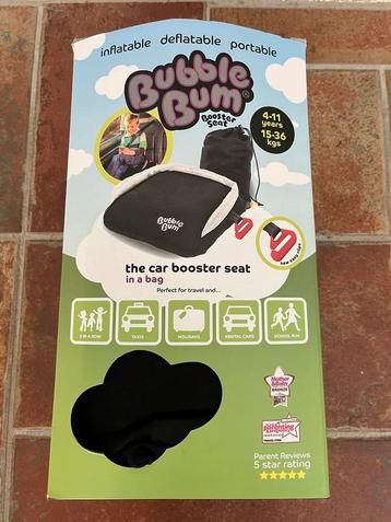 Bubble Bum opblaasbaar Autostoeltje 15-36 kg ZGAN beschikbaar voor biedingen