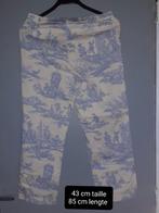 Katoenen pantalon, Ophalen of Verzenden, Gedragen, Blauw