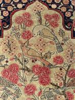 VINTAGE Perzische Tapijt Kashan ( simorgh ) 250*160 cm, Crème, 200 cm of meer, Ophalen of Verzenden, Zo goed als nieuw
