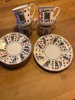 koffie cups 4 kopjes  met schotel 1 x bonbon of koekjes bord, Ophalen of Verzenden, Nieuw, Overige modellen