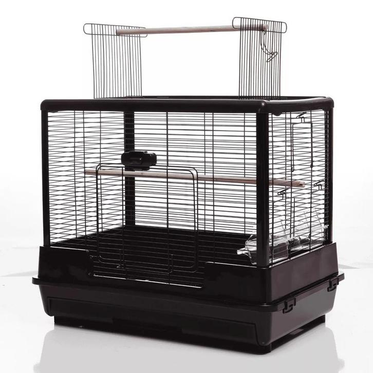 Vogelkooi Ceasar zwart en wit in 2 maten nu met 10% korting, Dieren en Toebehoren, Vogels | Hokken en Kooien, Nieuw, Vogelkooi