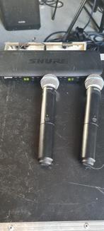 Shure BLX288E/B58-K14 draadloze microfoon (614-638 MHz), Muziek en Instrumenten, Ophalen of Verzenden, Gebruikt, Zangmicrofoon