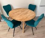 Houden tafel / wooden dining table, Huis en Inrichting, Complete eetkamers, Ophalen, Zo goed als nieuw, 4 tot 6 stoelen