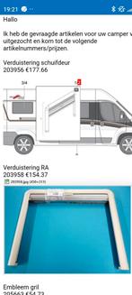 Plissé Rolgordijn voor Fiat Ducato, Ophalen of Verzenden, Gebruikt