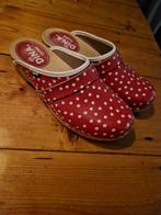 KLOMPEN 🍄 MAAT 42 ROOD MET WITTE STIPPEN POLKADOT, Kleding | Dames, Ophalen of Verzenden, Rood