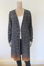 NED zwart/bruin gestreept lang vestmaat 38, Maat 38/40 (M), ., Zwart, Ophalen of Verzenden