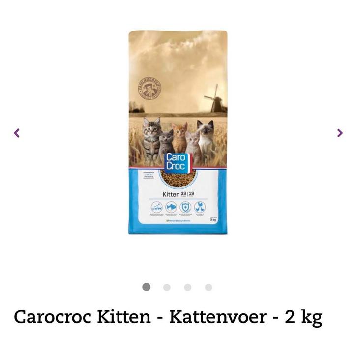 Carocroc Kitten - Kattenvoer, Dieren en Toebehoren, Dierenvoeding, Kat, Ophalen of Verzenden