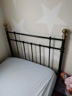 Ikea bed met bedlade., Eenpersoons, Zwart, Ophalen of Verzenden, Zo goed als nieuw
