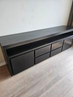 Tv meubel, Ophalen, Gebruikt, Teakhout, 200 cm of meer