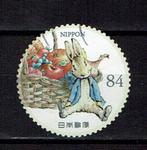 postzegels Japan Peter Rabbit  (2021), Postzegels en Munten, Ophalen of Verzenden, Gestempeld, Oost-Azië