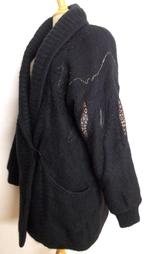 Wol mix vintage bewerkt windstopper vest/jas van Santas! 44, Kleding | Dames, Truien en Vesten, Verzenden, Zo goed als nieuw, Maat 42/44 (L)