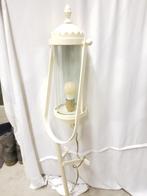 muurlamp / wandlamp barok stijl, creme wit kleur, Gebruikt, Ophalen of Verzenden, Glas