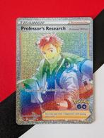 Pokémon kaart (Full Art) – Professor’s Research [Pokémon GO], Ophalen of Verzenden, Zo goed als nieuw, Losse kaart, Foil