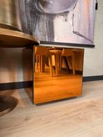Bronze bijzettafel, Huis en Inrichting, Tafels | Bijzettafels, Ophalen, Minder dan 45 cm, Minder dan 55 cm, Vierkant