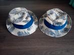 2 zomerhoedjes jongens, rieten hoeden kinderen, Kinderen en Baby's, Ophalen of Verzenden, Zo goed als nieuw, Jongen