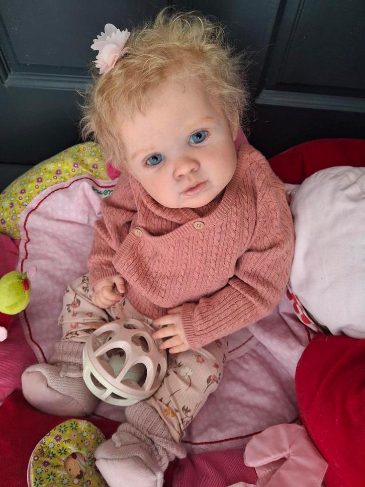 Reborn baby / toddler 🌸TEAB‼️WEG=WEG‼️, Verzamelen, Poppen, Zo goed als nieuw, Babypop, Ophalen of Verzenden