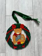 Houten kerst krans beer, Diversen, Kerst, Ophalen of Verzenden, Zo goed als nieuw