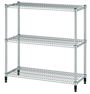 2x IKEA OMAR stellingkast – verzinkt staal 92x36x94 beschikbaar voor biedingen